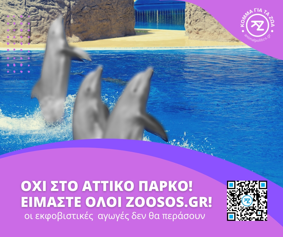 Κόμμα για τα Ζώα: Πάει πολύ να θέλει το Αττικό Ζωολογικό Πάρκο να επιβάλει σιωπητήριο στο φιλοζωικό κίνημα και στη zoosos.gr